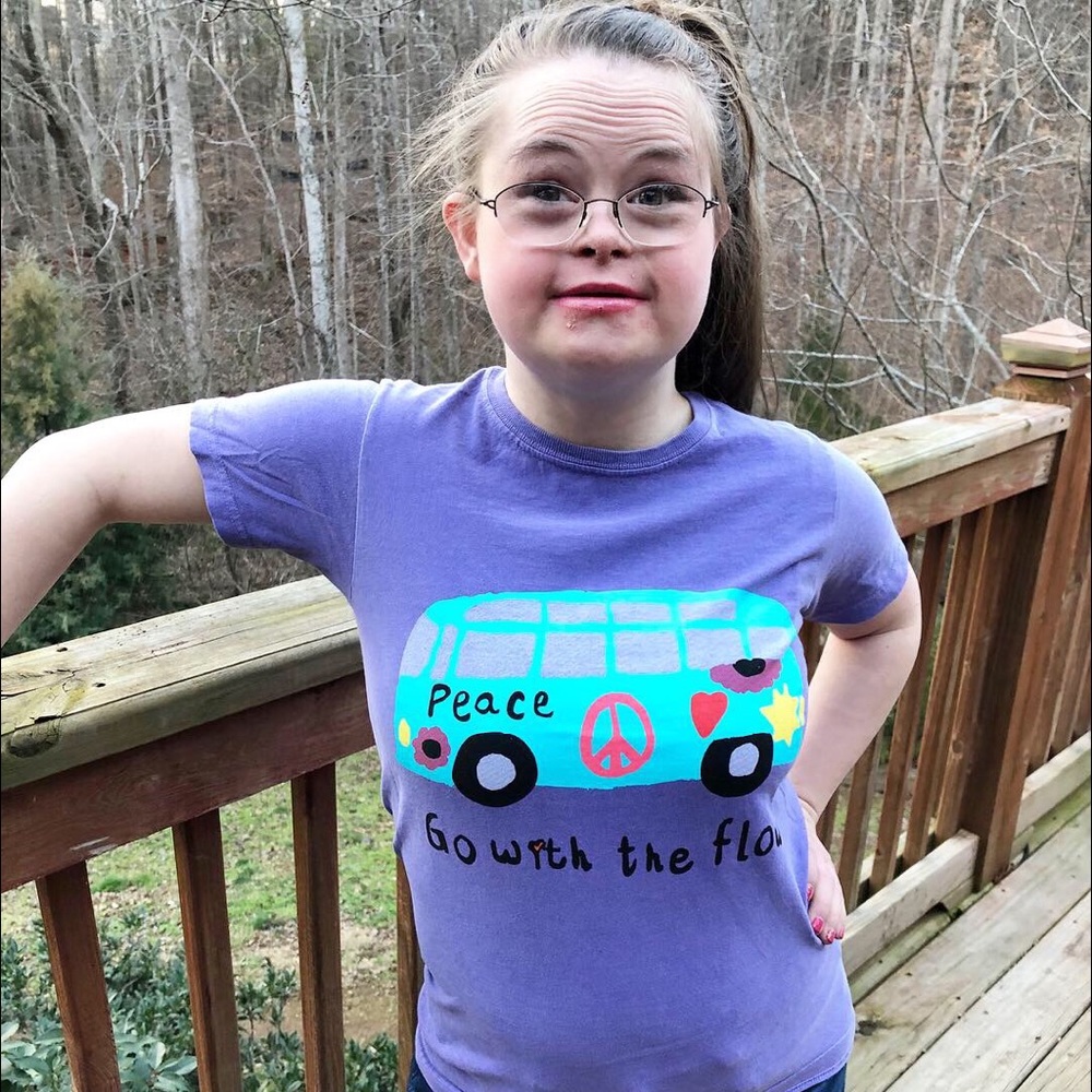 Meet Grace! She painted this design 😍